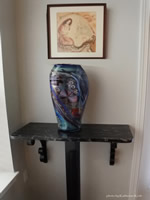 Safran Dali Painting with vase